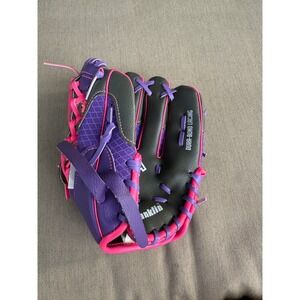 Franklin Mesh-Tek Youth Baseball Glove 9.5 Inch Purple Pink Black 22867-9.5 EUC
